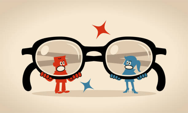 8 classic cartoon characters with glasses
